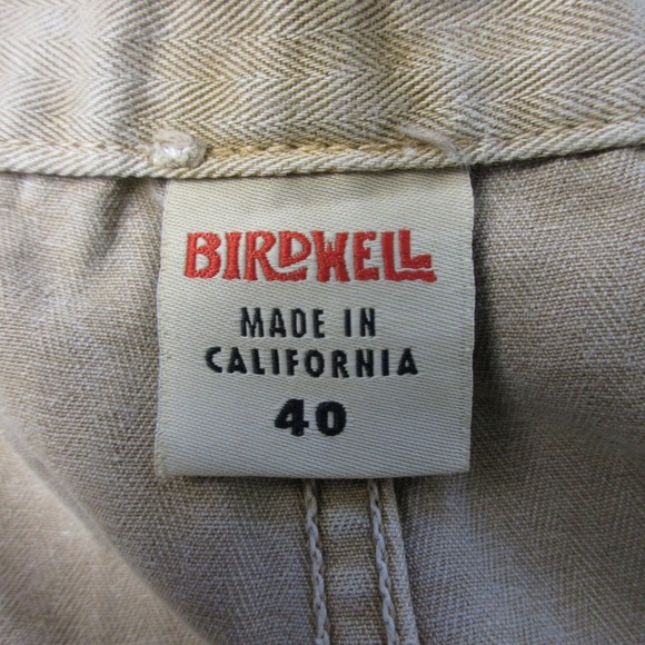 Birdwell Beach BritchesJeans Pants Men's 40 Tan Khaki Button Fly Trousers 734 - Picture 3 of 13